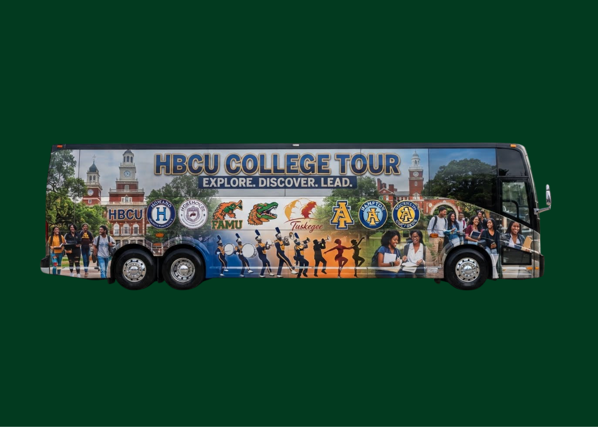 HBCU College Tour bus